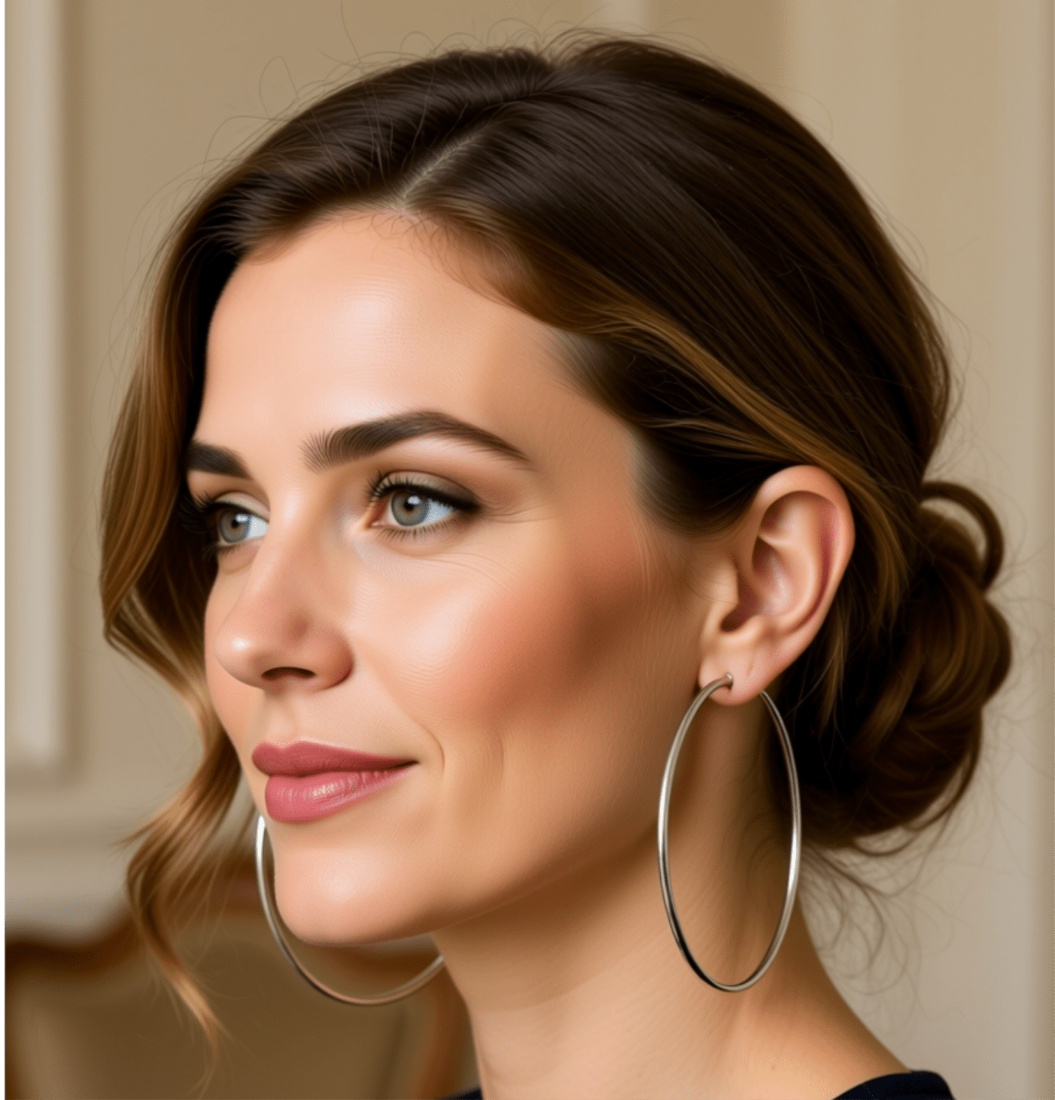 Solenne Argenté Sculptural Hoops - Solenne Atelier