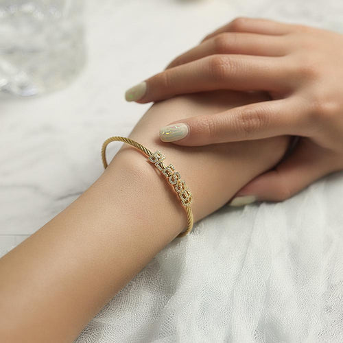 Solenne Blessed Narrative Bangle - Solenne Atelier