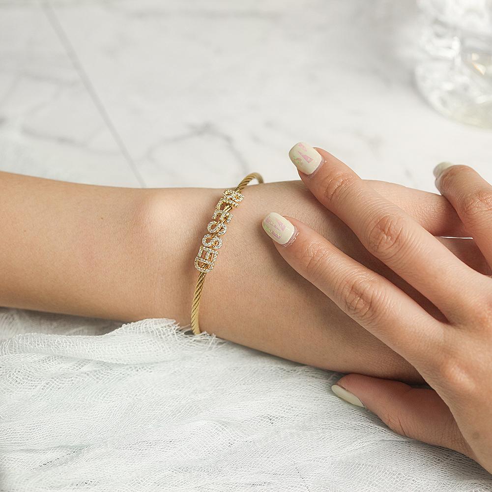 Solenne Blessed Narrative Bangle - Solenne Atelier