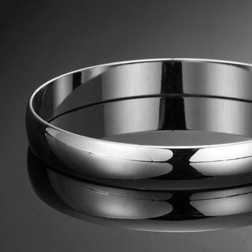 Solenne Bold Argenté 10mm Bangle - Solenne Atelier