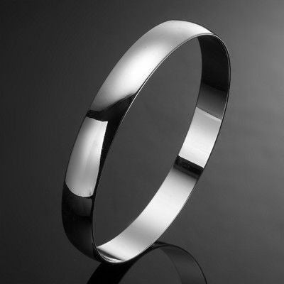 Solenne Bold Argenté 10mm Bangle - Solenne Atelier