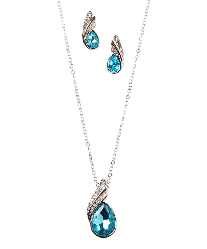 Solenne Caribbean Azure Crystal Set - Solenne Atelier