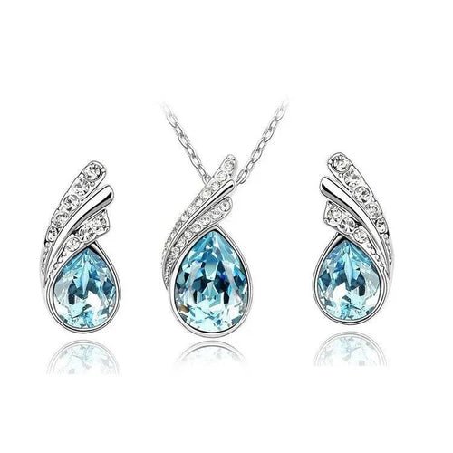 Solenne Caribbean Azure Crystal Set - Solenne Atelier