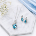 Solenne Caribbean Azure Crystal Set - Solenne Atelier