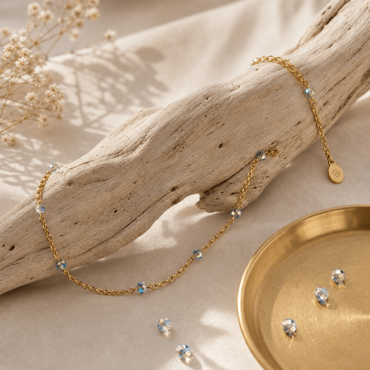Solenne Chrome Crystal Choker - Solenne Atelier