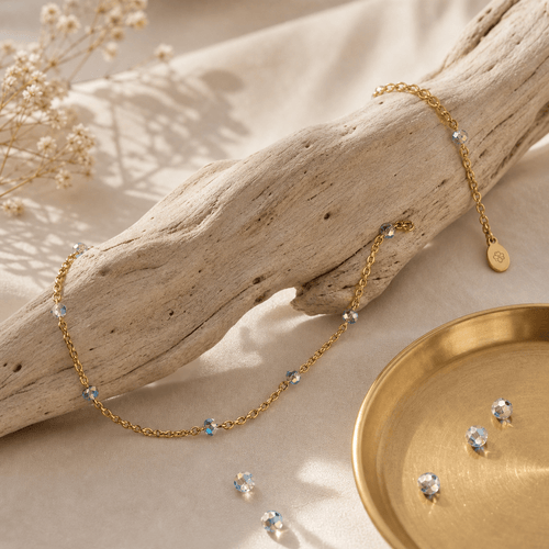 Solenne Chrome Crystal Choker - Solenne Atelier