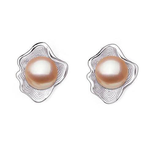 Solenne Coquille Noir Pearl Studs - Solenne Atelier