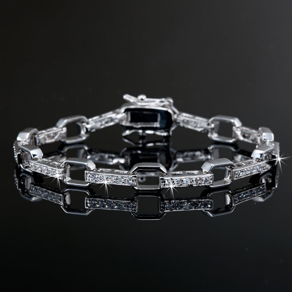 Solenne Éclat Link Tennis Bracelet - Solenne Atelier