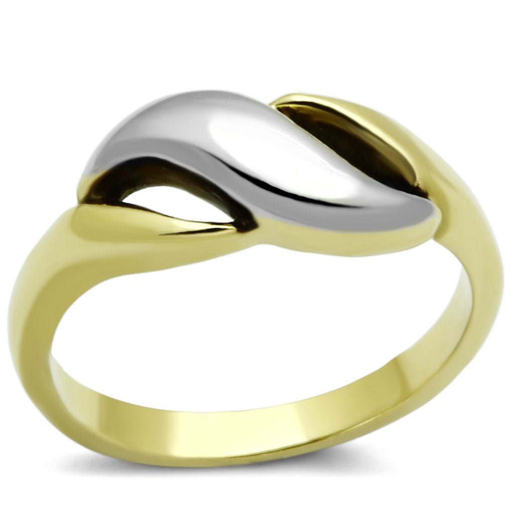 Solenne Entrelacé Two - Tone Ribbon Ring - Solenne Atelier