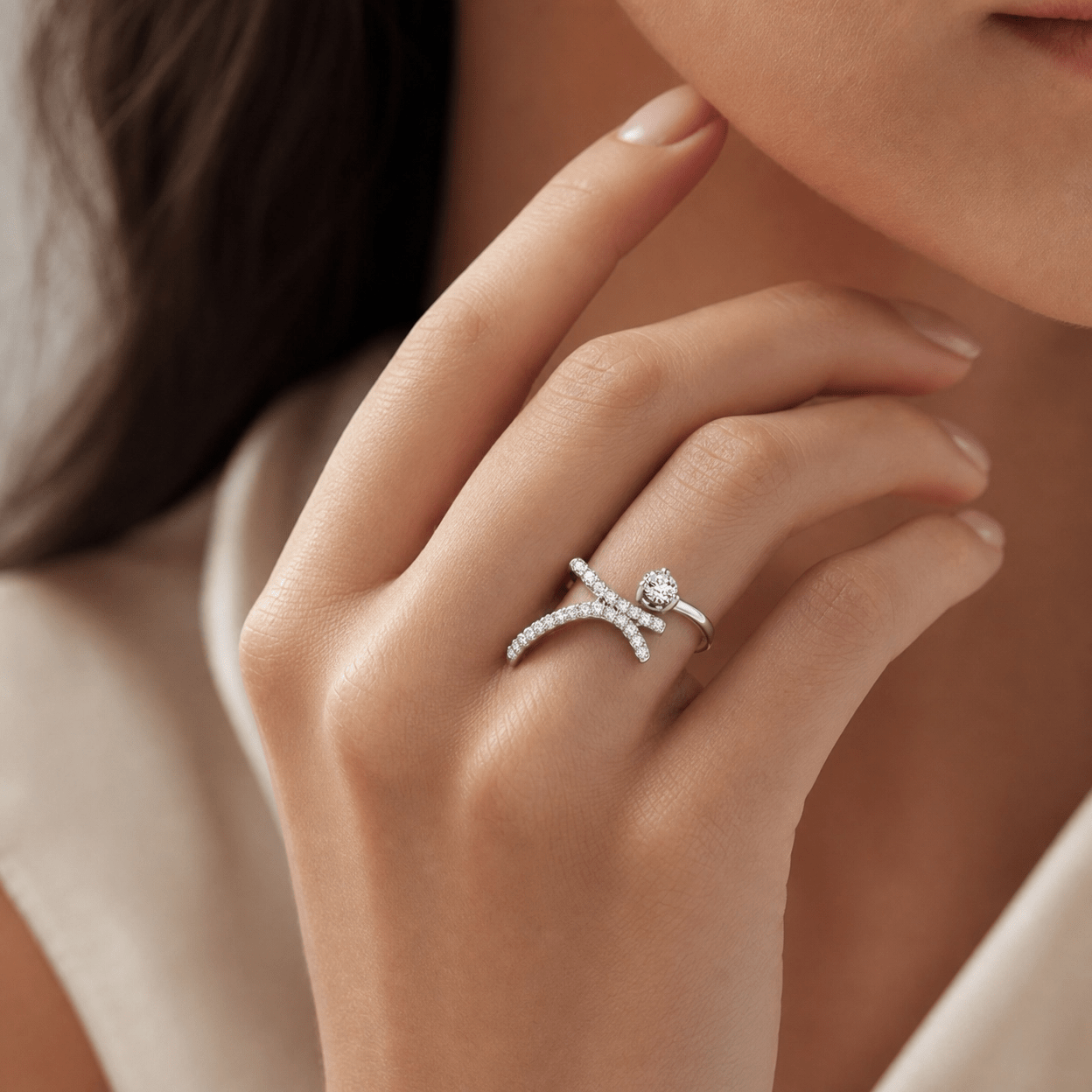 Solenne Ethereal Wrap Ring - Solenne Atelier