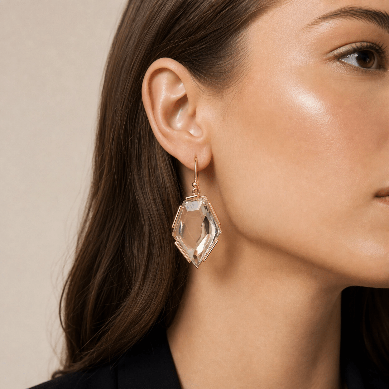 Solenne Geometric Prism Drops - Solenne Atelier