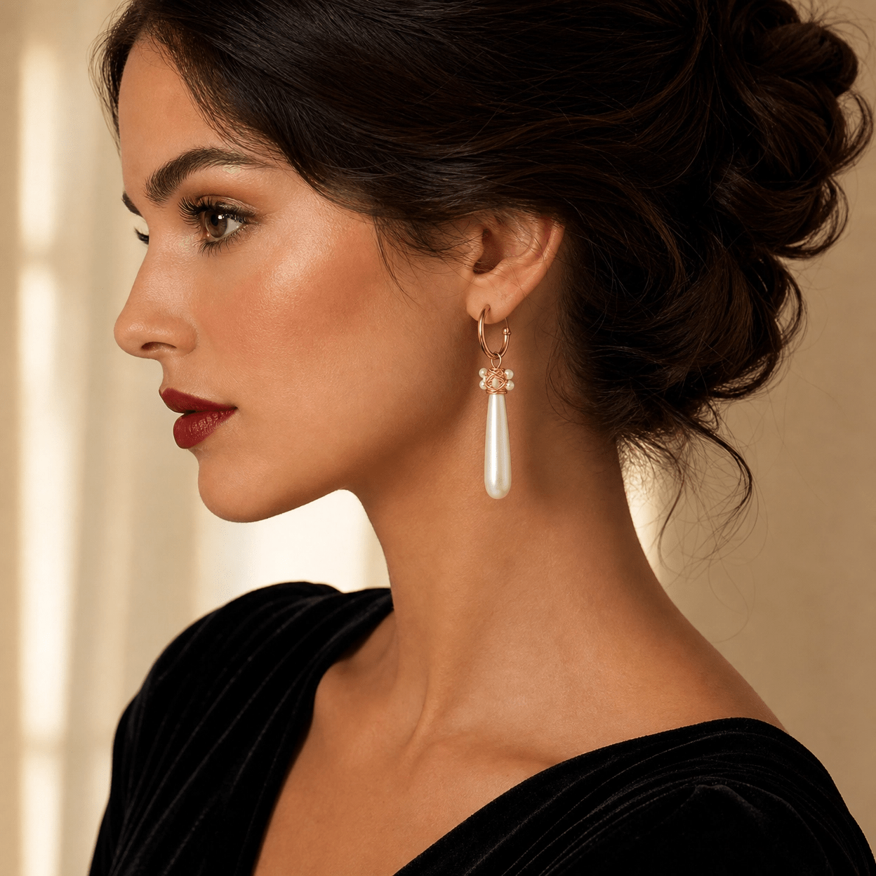 Solenne Hollywood Regency Pearl Drops - Solenne Atelier