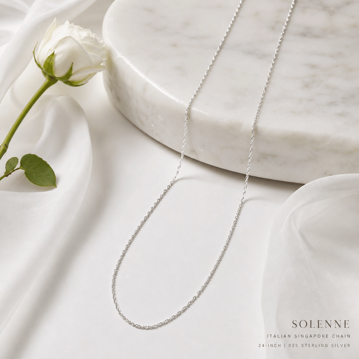 Solenne Italian Singapore Chain - Solenne Atelier