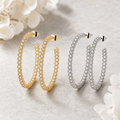 Solenne Luminous Horizon Hoops - Solenne Atelier