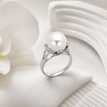 Solenne Lune Pearl Cocktail Ring - Solenne Atelier