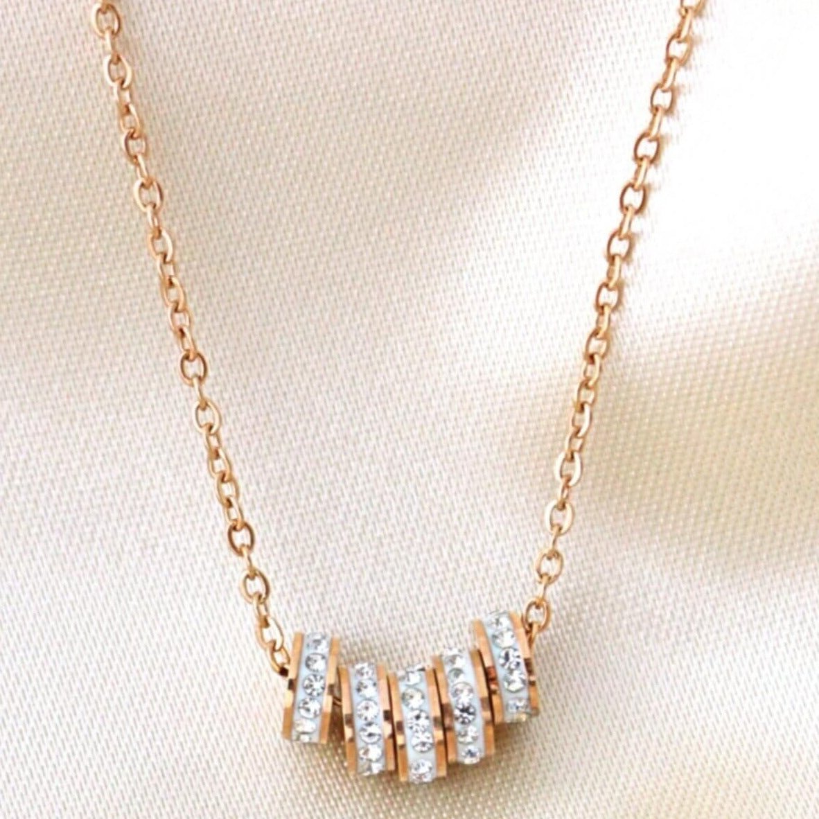 Solenne Lyra Wheel Necklace - Solenne Atelier