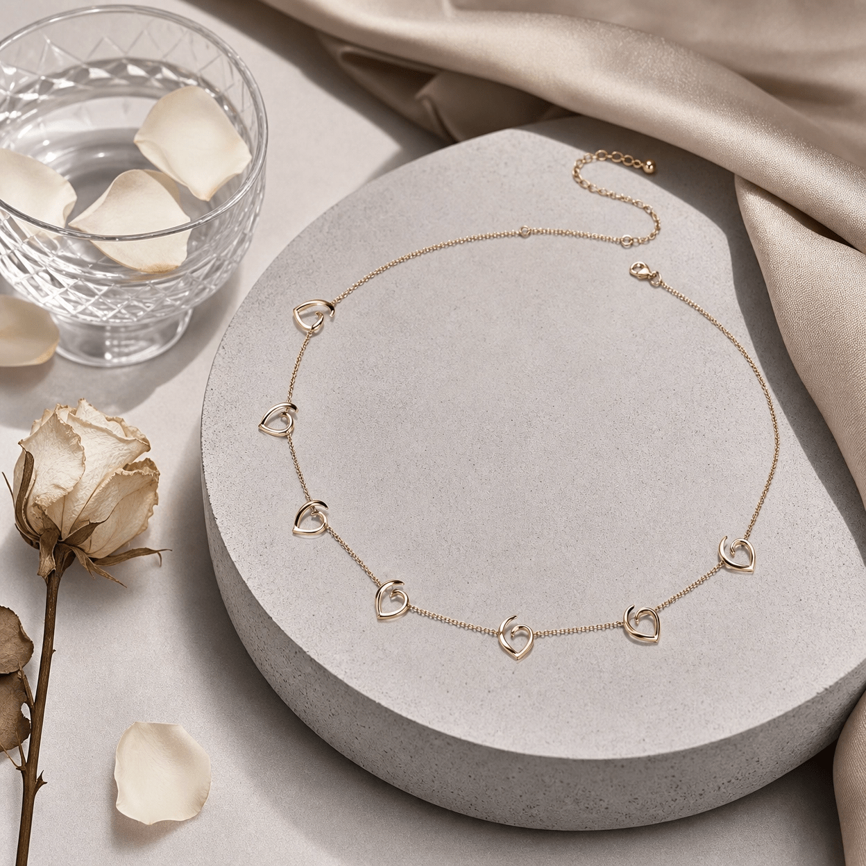 Solenne Open Heart Constellation Necklace - Solenne Atelier