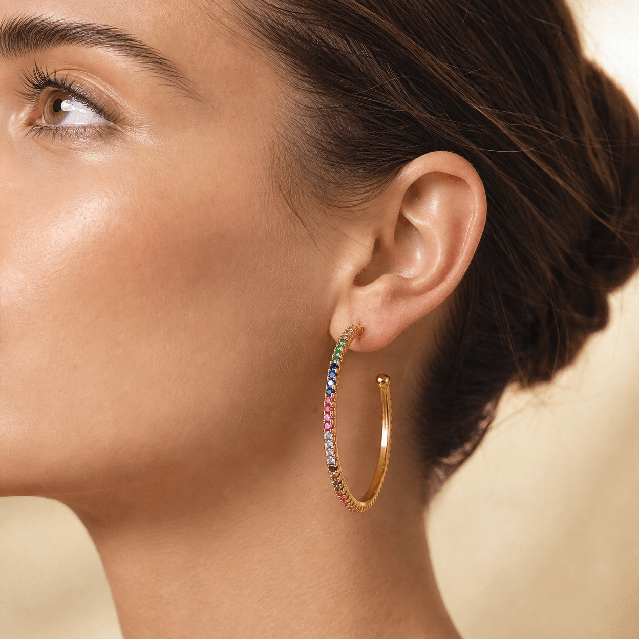 Solenne Rainbow Horizon Hoops - Solenne Atelier