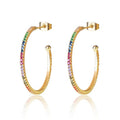 Solenne Rainbow Horizon Hoops - Solenne Atelier