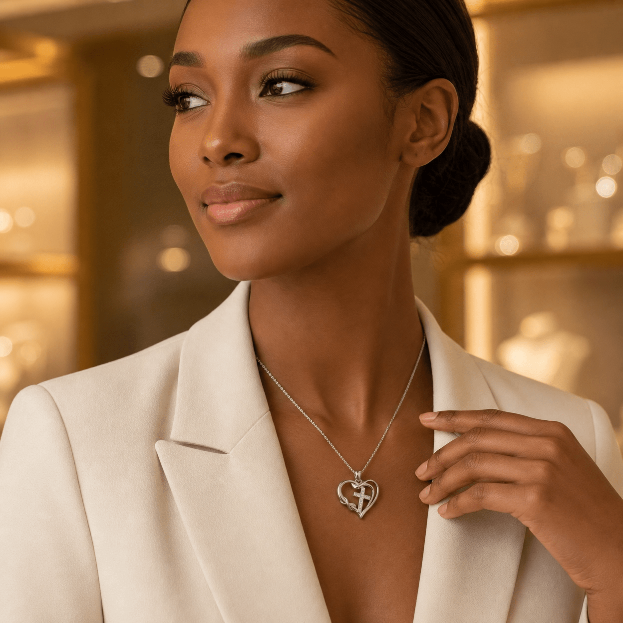 Solenne Sacred Devotion Infinity Necklace - Solenne Atelier